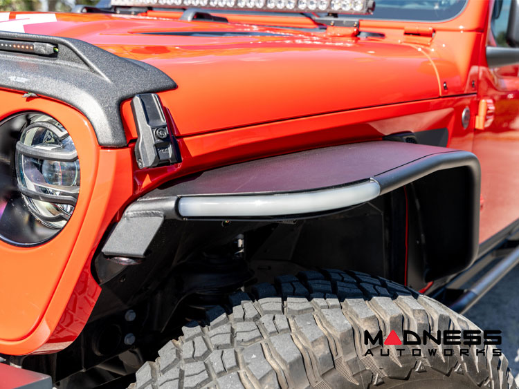 Jeep Wrangler JL Fender Flare - Front - Rugged Ridge - Metal Max